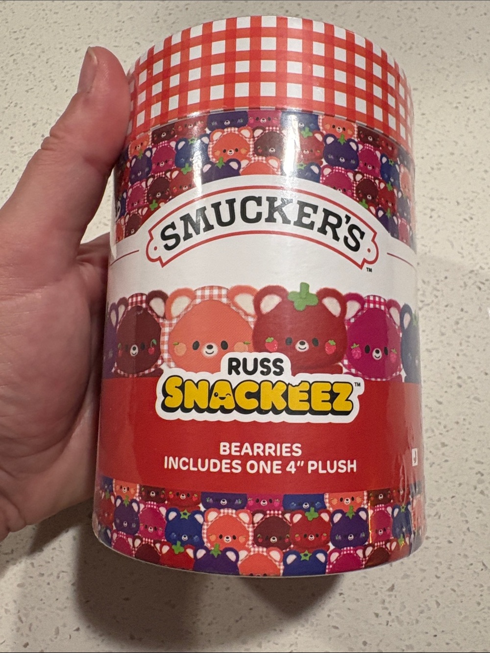Russ x Smuckers Snackeez Kids One Plush Toy - Red/Orange
